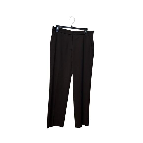 Max Mara Brown Wool Straight Leg Dress Pants Trousers Size 10 - Picture 1 of 6